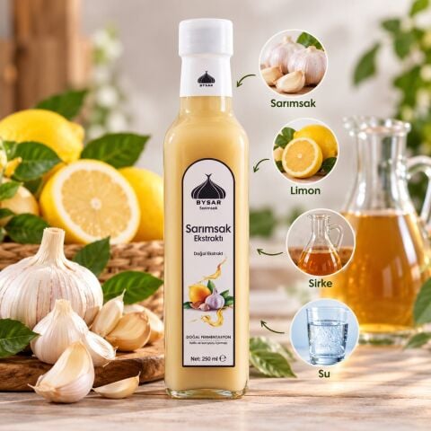 SARIMSAK EKSTRAKTI 250 ML (2 yıl bekletilmiş)
