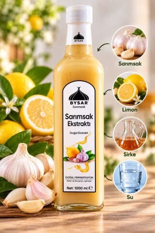 SARIMSAK EKSTRAKTI 1000 ML (2 yıl bekletilmiş)