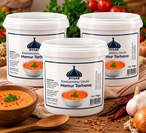 Kastamonu Usulü Yaş Hamur Tarhana 3 Kg