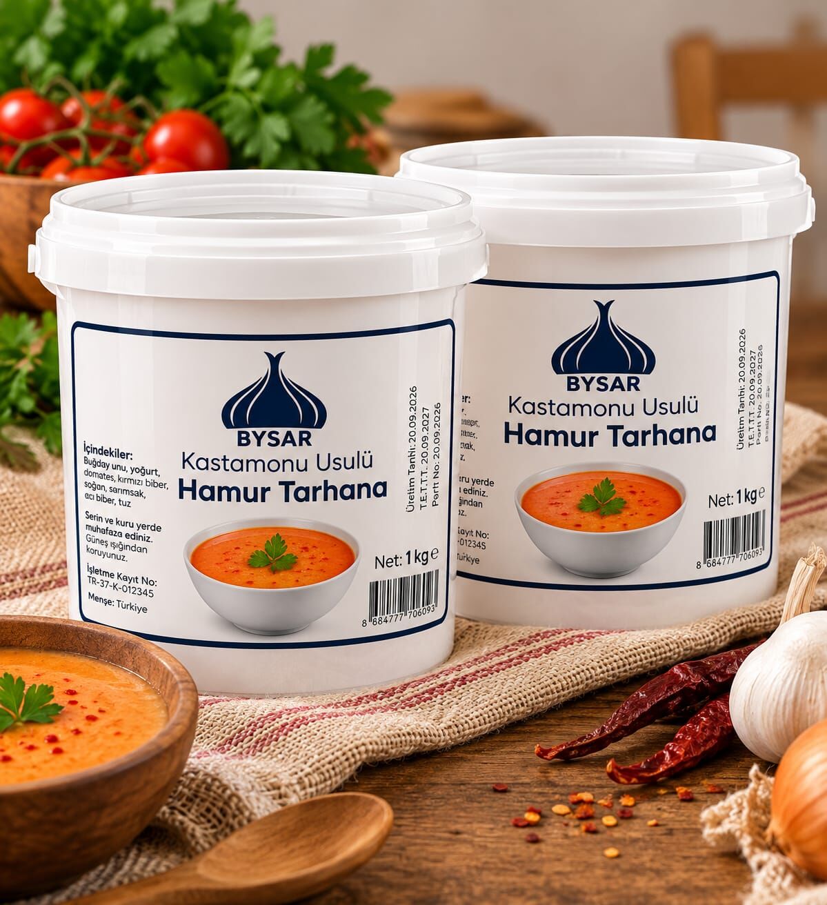 Kastamonu Usulü Yaş Hamur Tarhana 2 Kg